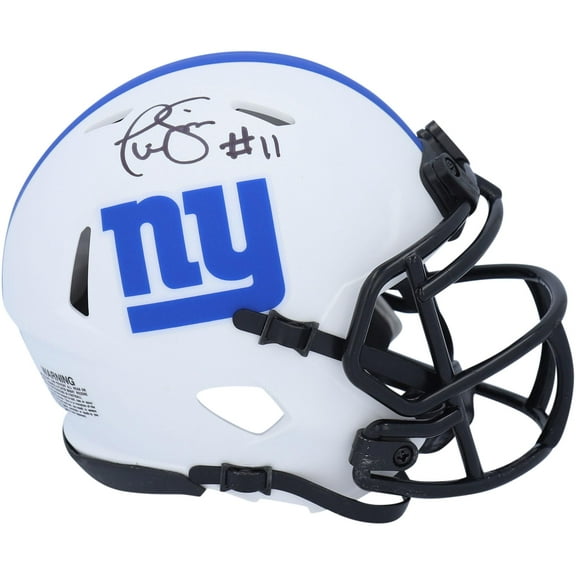 Phil Simms New York Giants Autographed Riddell Lunar Eclipse Alternate Speed Mini Helmet - Fanatics Authentic Certified