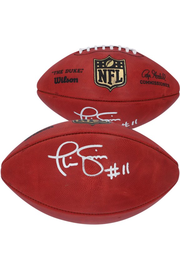 Phil Simms New York Giants Autographed Wilson Duke Pro Football - Fanatics Authentic Certified