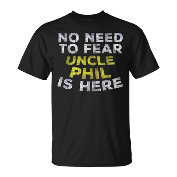 Phil Uncle Family Graphic Name Text TShirt - Walmart.com