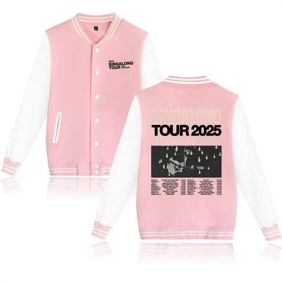 Phil Wickham 2025 Singalong Tour Jackets Cool Baseball Uniform Fashion Baseball Jacket