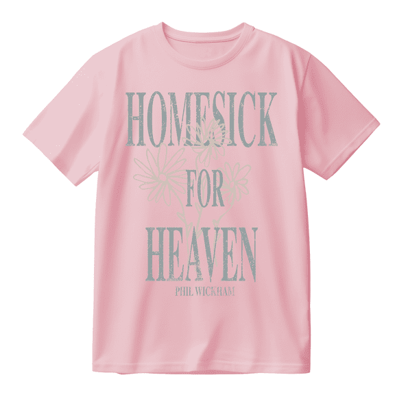 Phil Wickham Heavenward Bloom Cotton T-shirt Women Men Short Sleeve Crewneck Casual Streetwear Tee
