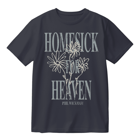 Phil Wickham Heavenward Bloom Cotton T-shirt Women Men Short Sleeve Crewneck Casual Streetwear Tee