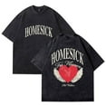 thumbnail image 1 of Phil Wickham Homesick For Heaven Heart Ache Washed Cotton Tee Women Men Crewneck Short Sleeve T-shirt, 1 of 5