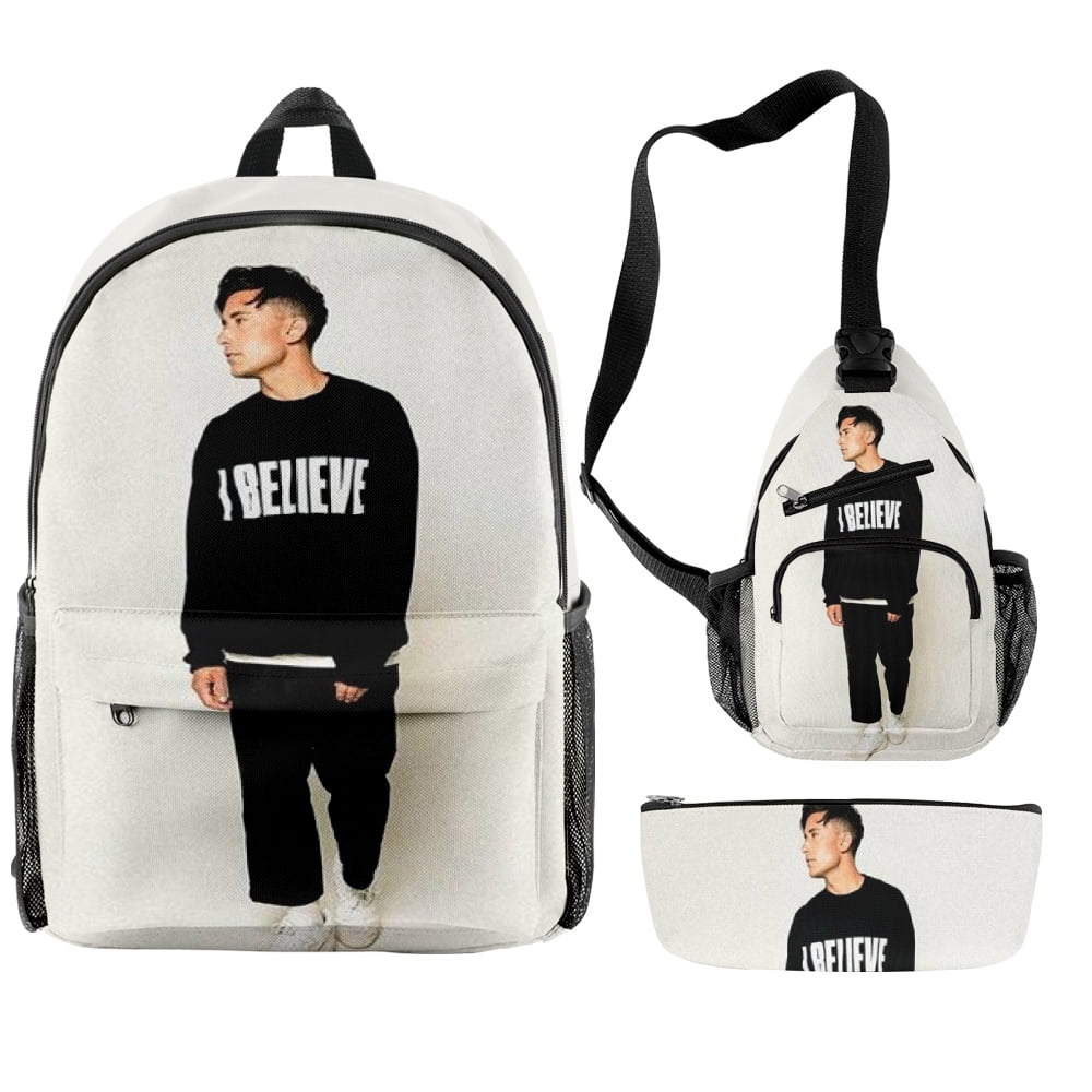 Phil Wickham I Believe 2024 Tour Backpack 3 Pieces Sets Casual Daypack Unisex Travel Bag Walmart