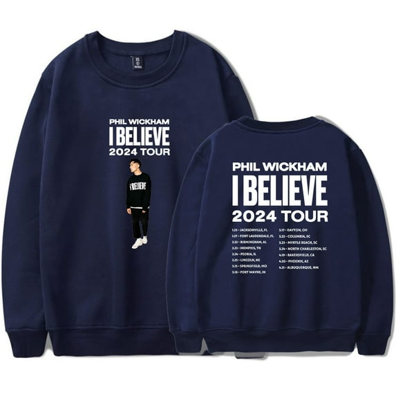 Phil Wickham I Believe Tour Sweatshirt Women Men Crewneck Pullover Fashion Clothes