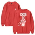 thumbnail image 1 of Phil Wickham I Choose The Jesus Way Long Sleeve Fashion Crew Neck Pullover Unisex Casual Wear, 1 of 2