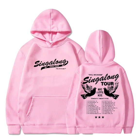 Phil Wickham Singalong Tour 2025 Hoodie Long Sleeve Streetwear Women Men Hooded Sweatshirt