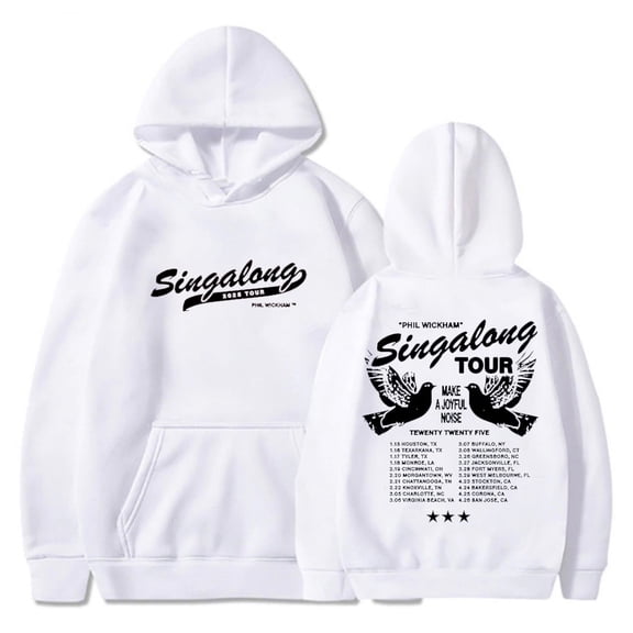 Phil Wickham Singalong Tour 2025 Hoodie Long Sleeve Streetwear Women Men Hooded Sweatshirt