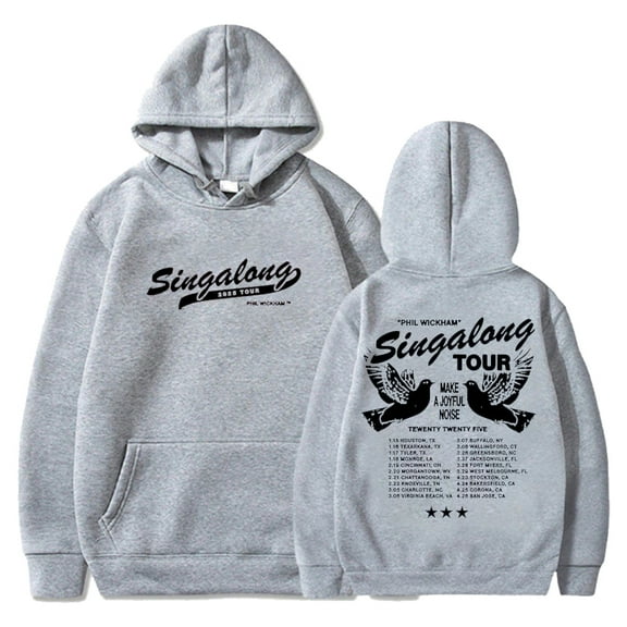 Phil Wickham Singalong Tour 2025 Hoodie Long Sleeve Streetwear Women Men Hooded Sweatshirt