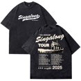 thumbnail image 1 of Phil Wickham Singalong Tour Cotton T-Shirt Wash Tee Women Men Short Sleeve Crewneck Tee, 1 of 5