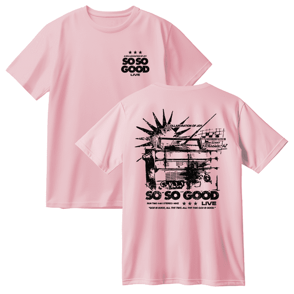 Phil Wickham So So Good Cotton T-shirt Women Men Short Sleeve Crewneck Fashion Tee