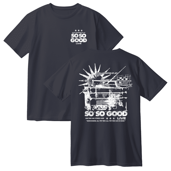 Phil Wickham So So Good Cotton T-shirt Women Men Short Sleeve Crewneck Fashion Tee