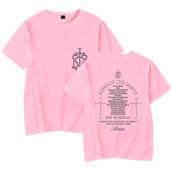 Phil Wickham Song Of The Saints Album Men/Women T-Shirt Summer Streetwear Harajuku Tshirt Shirt Short Sleeve