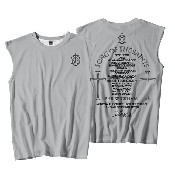 Phil Wickham Song Of The Saints Album Tank Tops Unisex Sleeveless Vest Men Women Outdoor Streetwear Tops
