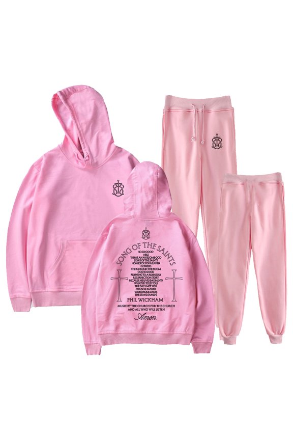 Phil Wickham Song Of The Saints Hoodie Jogger Pants Two Piece Set Sweatshirts+Sweatpants Men Women's Set