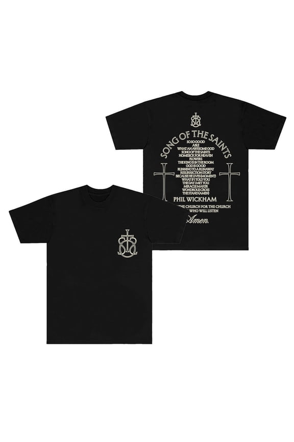 Phil Wickham Song Of The Saints T-Shirts 2025 Tour Merch Women Men Crewneck Short Sleeve Tee