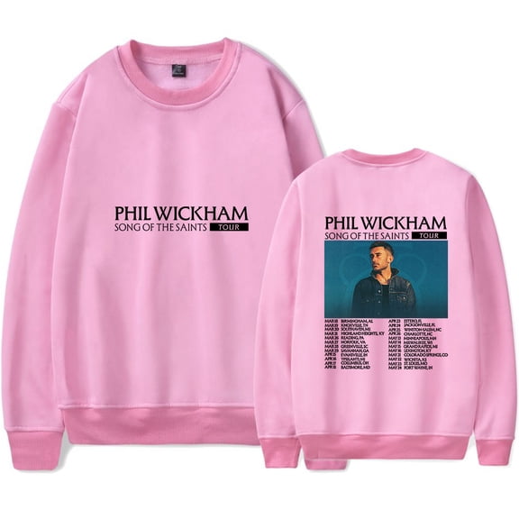Phil Wickham Song Of The Saints Tour 2026 Merch Sweatshirt Women Men Casual Crewneck Long Sleeve Pullover Clothes