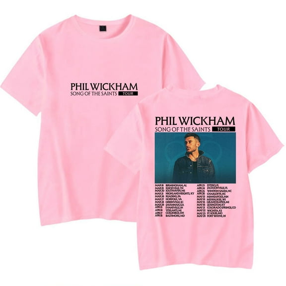 Phil Wickham Song Of The Saints Tour 2026 Merch T-Shirt Women Men Casual Crewneck Short Sleeve Fashion Tee