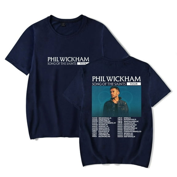 Phil Wickham Song Of The Saints Tour 2026 Merch T-Shirt Women Men Casual Crewneck Short Sleeve Fashion Tee