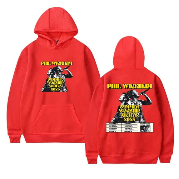 Phil Wickham Summer Worship Nights Tour Merch Hoodies Women Men Long Sleeve Casual Sweatshirt Clothes