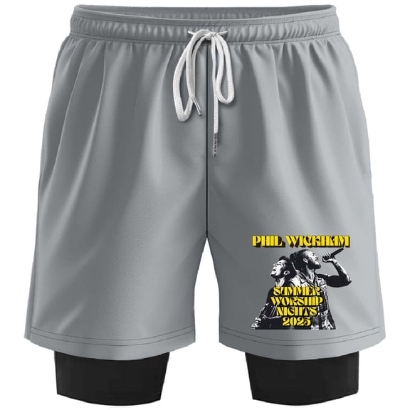 Phil Wickham Summer Worship Nights Tour Merch Sweatshorts Women Men Casual Short Basketball Pants Outdoor Sportwear