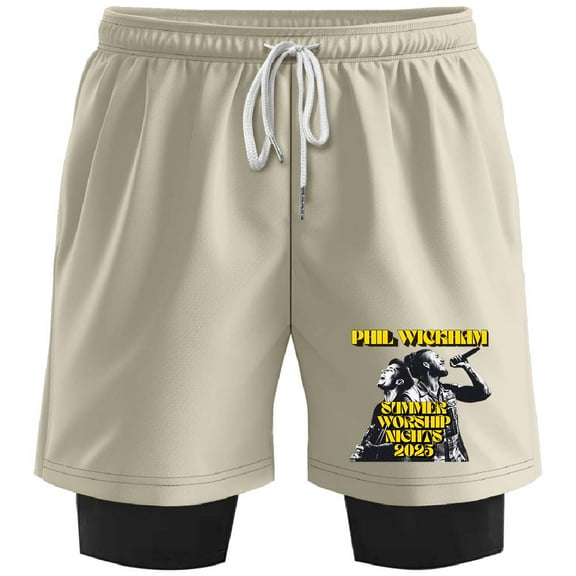 Phil Wickham Summer Worship Nights Tour Merch Sweatshorts Women Men Casual Short Basketball Pants Outdoor Sportwear