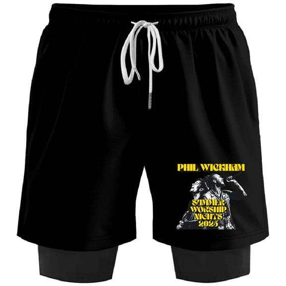Phil Wickham Summer Worship Nights Tour Merch Sweatshorts Women Men Casual Short Basketball Pants Outdoor Sportwear