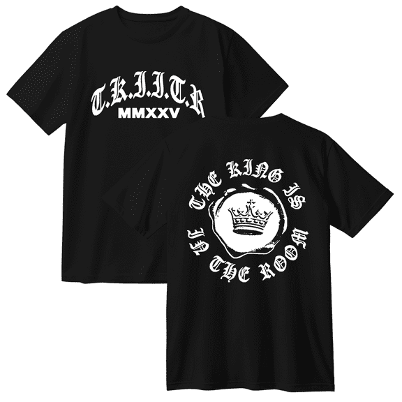 Phil Wickham The King is in the Room Cotton Tee Women Men Short Sleeve Crewneck Casual Streetwear T-shirt