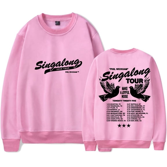 Phil Wickham merch 2025 Singalong Tour  sweatshirt  crewneck long sleeve sweatshirt men/women concert pullover