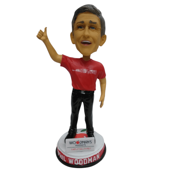 Phil Woodman Woodman's Supermarkets Limited Edition Bobblehead Wisconsin