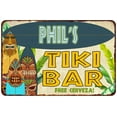 thumbnail image 1 of Phil's TIKI BAR Island Sign Metal Wall Decor 16 x 24 Matte Finish Metal 116240058383, 1 of 1