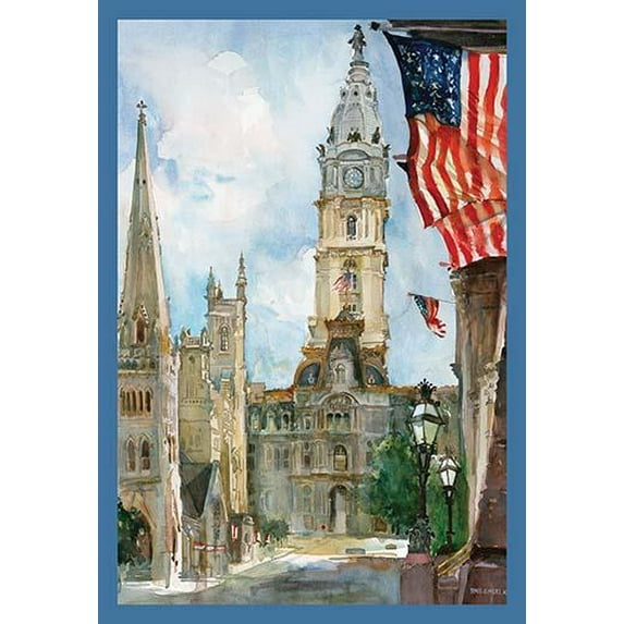 Phila. City Hall I- Fine Art Canvas Print (20" x 30")