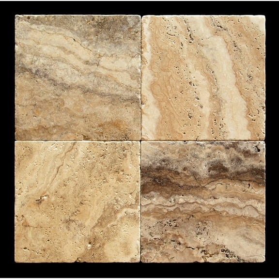 Philadelphia 12 X 12 Travertine Tumbled Tile - Box of 5 sq. ft.