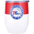 thumbnail image 1 of Philadelphia 76ers 16oz. Colorblock Stainless Steel Curved Tumbler, 1 of 3