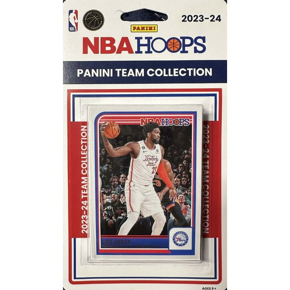 Philadelphia 76ers 2023 2024 Hoops Factory Sealed Team Set with Joel Embid and Tyrese Maxey Plus