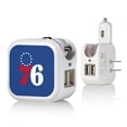 thumbnail image 1 of Philadelphia 76ers Solid Design USB Charger, 1 of 1