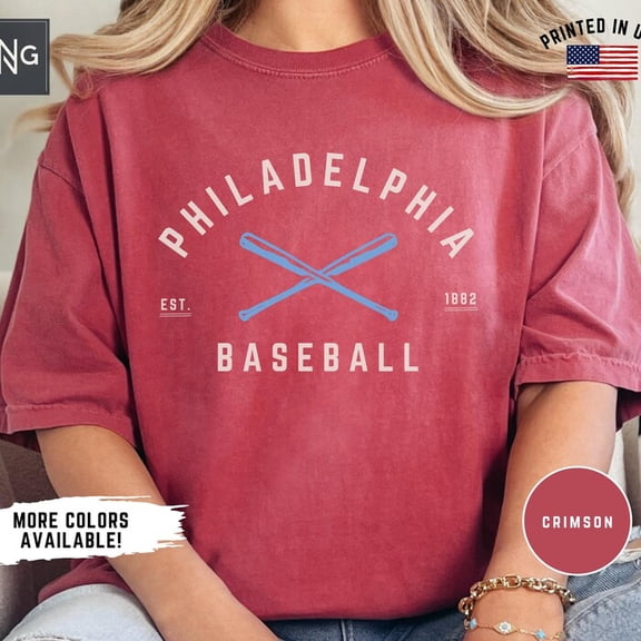 Philadelphia Baseball Fan Shirt, Retro Philly Baseball Shirt, Philadelphia Baseball Apparel, Philly Sports Apparel, Retro Baseball Gift