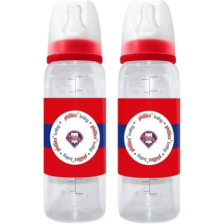 Philadelphia Baseball Phillies Baby Infant Bottle - Set of 2 Bottles