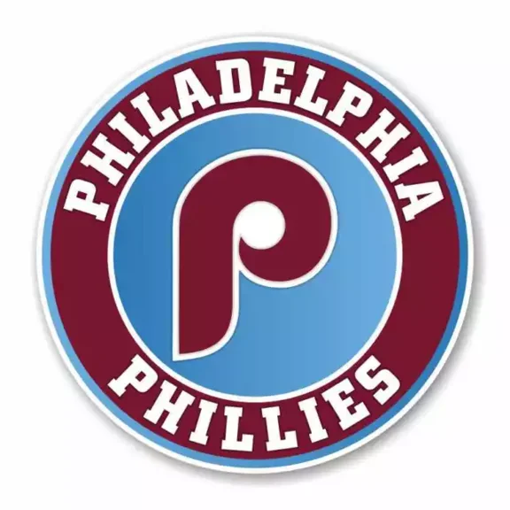 Philadelphia Baseball Team Round Vinyl Decal Sticker