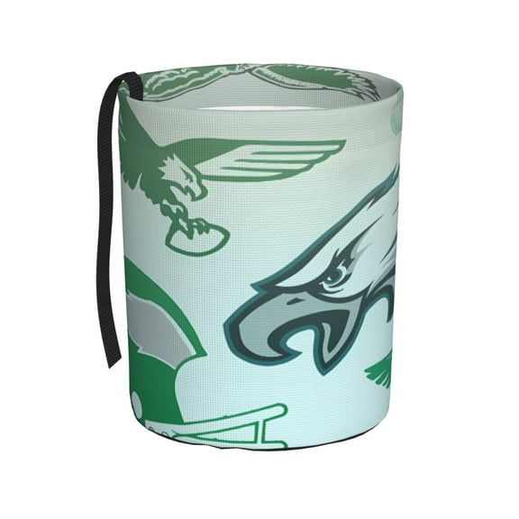 Philadelphia Car trash can with webbing, easy to install with Velcro, can hang trash can, American Football fan gift