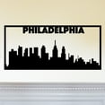 thumbnail image 1 of Philadelphia City Skyline Landscape - Beautiful Solid Steel Home Decor Decorative Accent Metal Art Wall Sign, 1 of 3