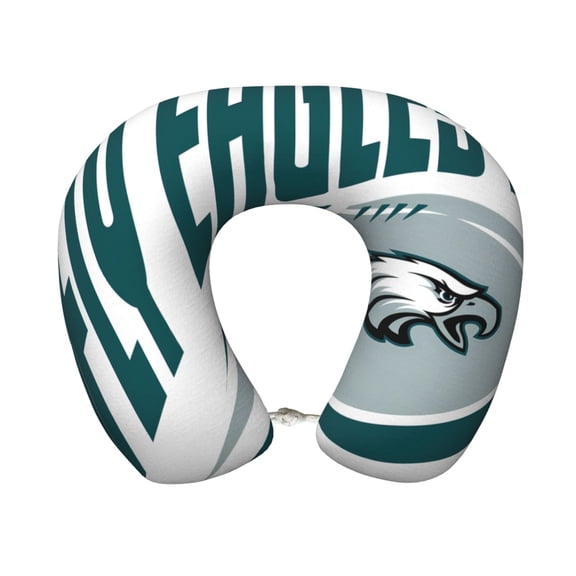 Philadelphia Comfortable And Portable U-Shaped Pillow, American Football Team Theme Travel Neck Pillow, Supports Neck And Head, Relieves Fatigue, Suitable For Cam_pus, Office Lunch Break Pillow