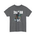thumbnail image 1 of Philadelphia Cooper DeJean #33 Football Cartoon Unisex Heavy Cotton Tee-KFCD001-Graphite Heather-XL, 1 of 4