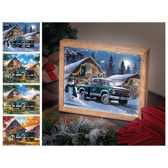 Philadelphia Eagles 12" x 11" Four Seasons LED Light Box