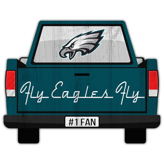 Philadelphia Eagles 12'' x 12'' Truck Back D-cor