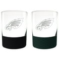 thumbnail image 1 of Philadelphia Eagles 14oz. Commissioner Rocks Glass Two-Piece Set, 1 of 1