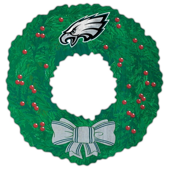 Philadelphia Eagles 16'' Team Wreath Sign