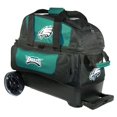 thumbnail image 1 of Midnight Green Philadelphia Eagles Two-Ball Roller Bowling Bag, 1 of 1