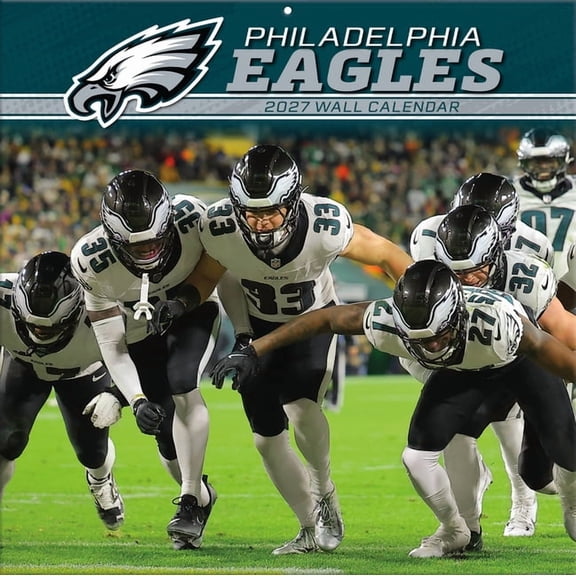 Philadelphia Eagles 2027 Wall Calendar, (Paperback)