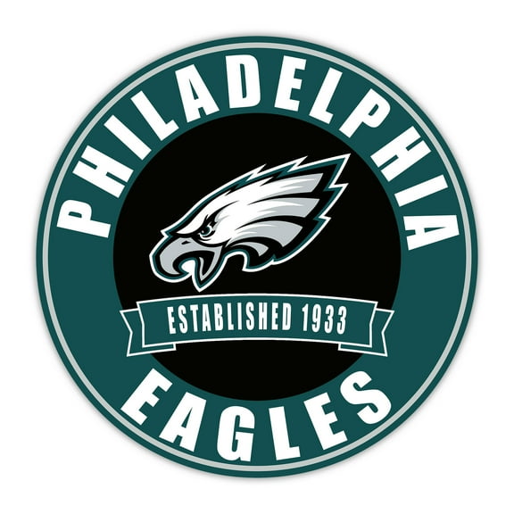 Philadelphia Eagles 24" Circle with Banner